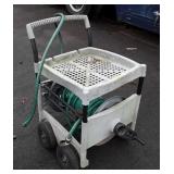 Suncast hose reel with hose