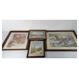 Wall art lot, sizes, conditions and subject