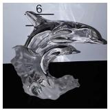 Lenox Fine Crystal Dolphin Figure, made in