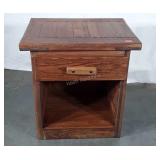 Pine Nightstand, this ends up type heavy duty