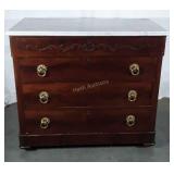 Antique Marble top Chest of Drawers, 4 drawers