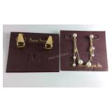 Two Premier design jewelry earrings