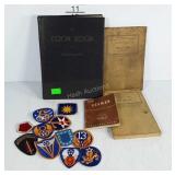 Military cookbooks, German language guide and