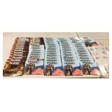 Flat of foreign stamps Portuguese, Canada, and