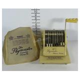 Vintage PAYMASTER Ribbon Writer with cover.