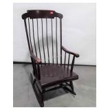 Rocking Chair, armed High spindle back, Bedroom
