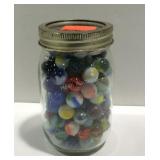 Jar of marbles