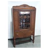 China Cabinet, depression era, waterfalls design,