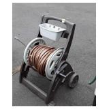 Hose reel with hose