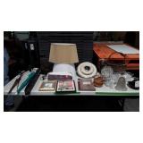 Misc Group, includes, neck tie, umbrella, light