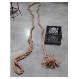 23 ft heavy duty Shipmans Rope with the milk