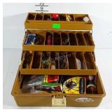 Old Pal 1060 tackle box filled with tackle