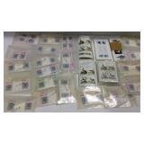 Flat of foreign stamps