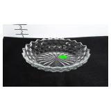 Small Heavy glass serving bowl / candy dish.