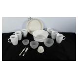 White kitchenware, Pfaltzgarph quiche pan,