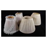 Two pair of lampshades