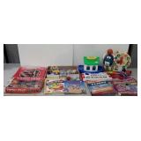 Group lot of kids toys, and board games