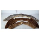 Authentic fur collars in nice condition.