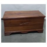 Lovely Walnut Blanket Chest, cedar lined, decor