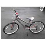 Silver bicycle, seller code LW