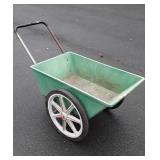 Green thumb poly lawn cart