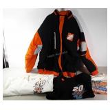 Nascar Tony Stewart #20 jacket and three tee