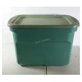 Sterilite tote with lid. 73 quart.