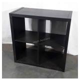 Cubby Style storage Shelf, black finish color,