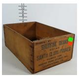 Shurfine Brand Prunes wooden crate. Nice sturdy