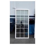 36" single glass sliding door