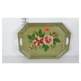 Tole painted tray