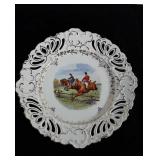 Equestrian / horse decorative plate.