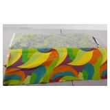 Fabric, two bright cotton fabrics, enough for a