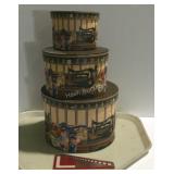 Sewing storage boxes and a Susan Bates Knit-Chek