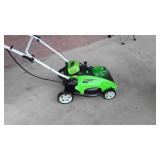 Green works 40v lithum battery powered 16" cut