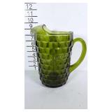 Avocado glass pitcher. No chips or cracks.
