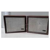 Criterion 25A Stereo Speakers, nice Walnut case,