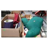 Aquarium,  laptop bag, bed rest pillow, office