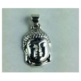 Sterling silver Buddha pendant 2.2g
