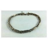 Sterling Silver Diamond Accent 7.5 inch Bracelet