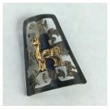 Two Tone Sterling Silver Llama Pin/Pendant