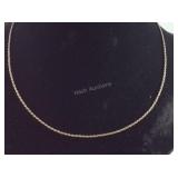 Sterling Silver 20 inch Rope Chain