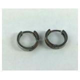 Sterling Silver Small Hoop Earrings