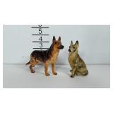 German Shepherd figurines, standing is Royal