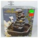 Staircase tabletop fountain in box