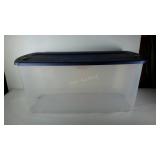 Extra large STERILITE clear tote with lid.