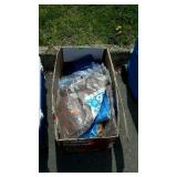 Box of tarps approximately 8