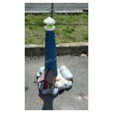 Lighthouse Garden Lawn concrete Decor Figure,