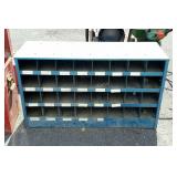 Hardware Organizer Bin with Hardware, metal 32