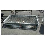 Chain Link Dog Kennel Panels. Getting 8 panels